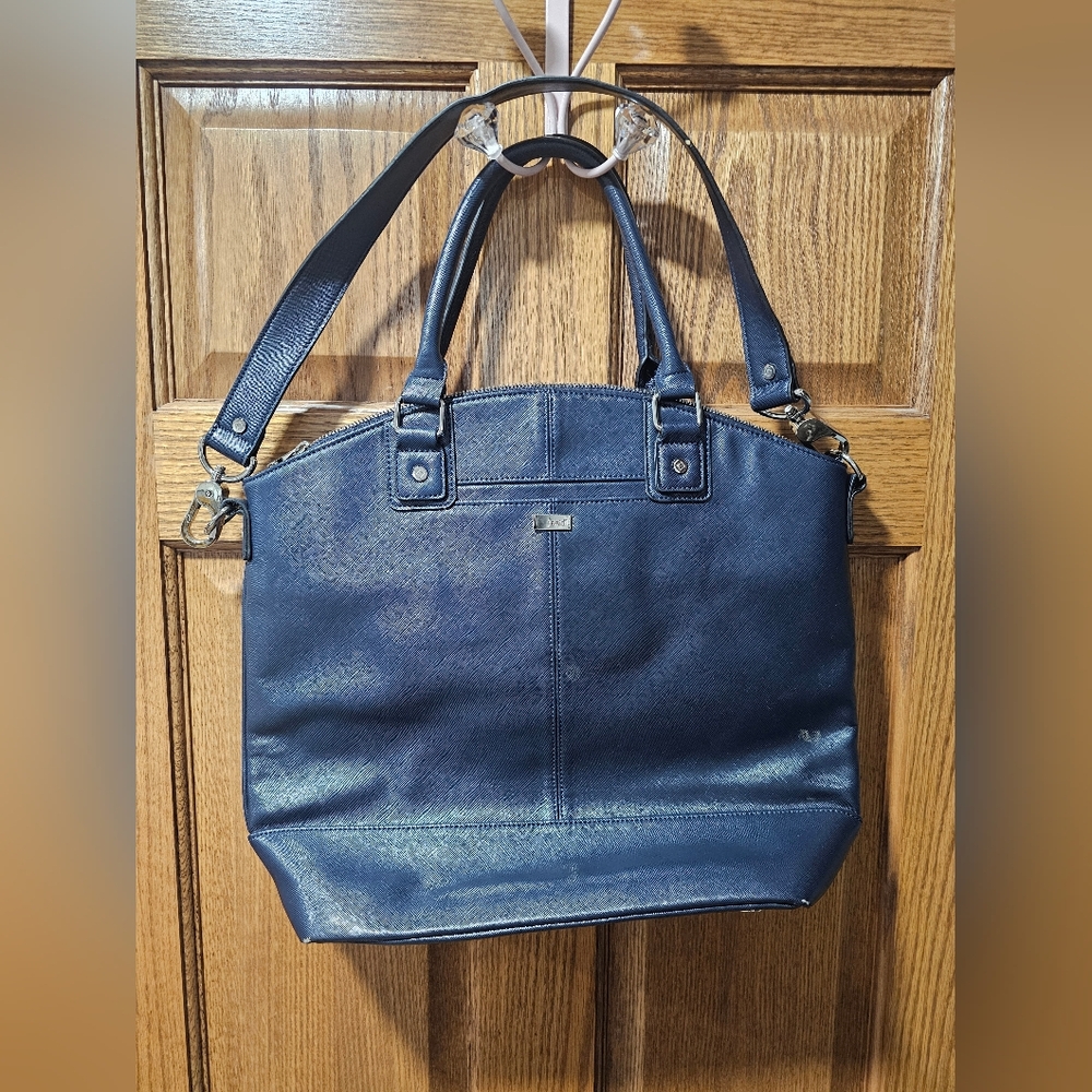 Chic Jewell Navy Tote Bag